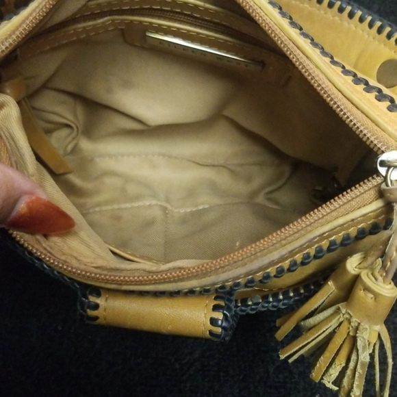 VINTAGE Tooled Leather Mini Bag - Picture 5 of 8